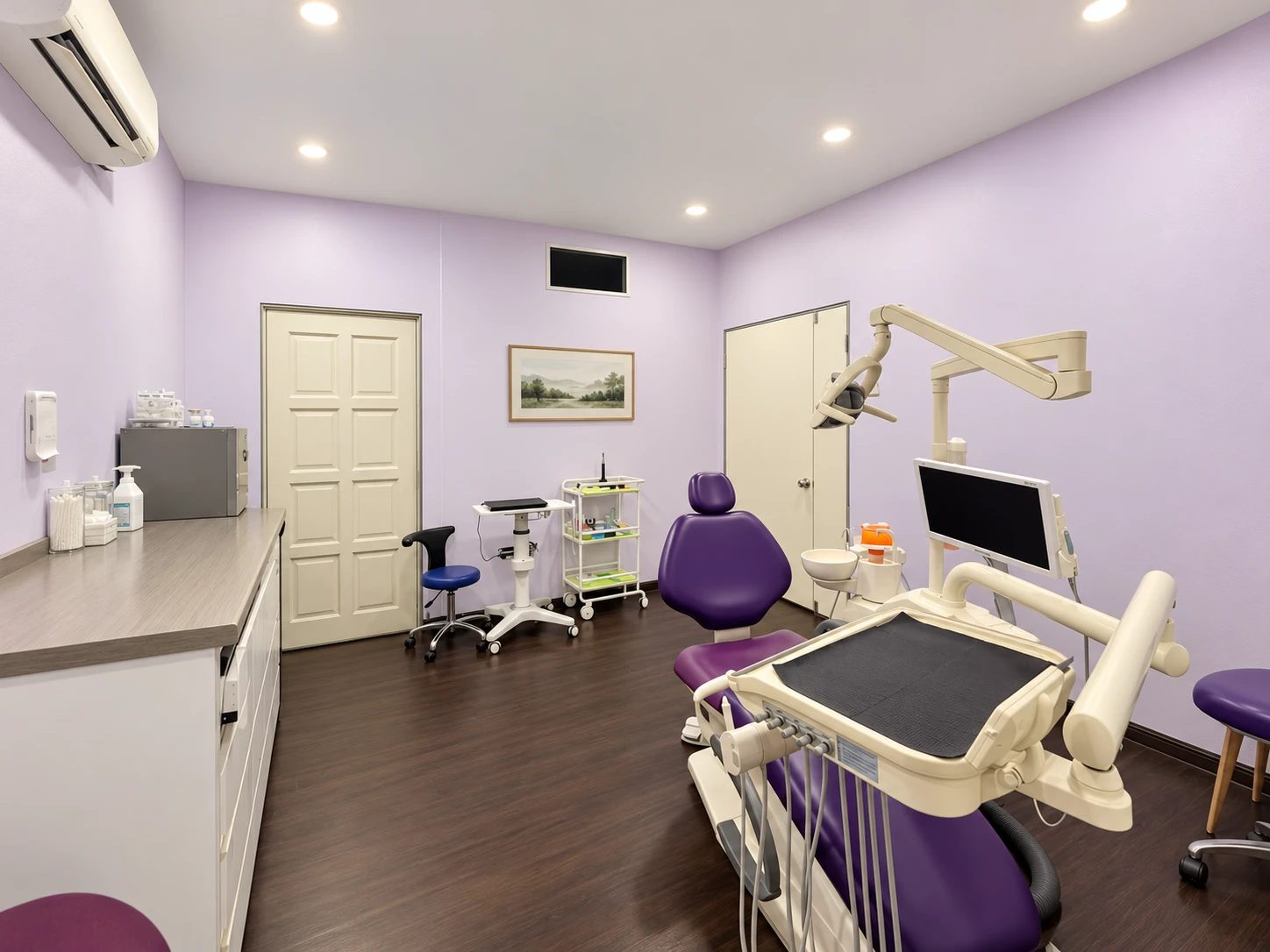 Dental treatment room with dental chair at Dental Suite Bangi