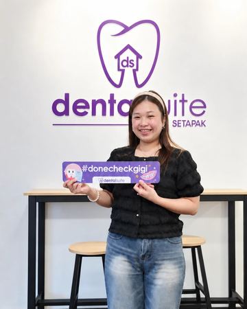 A patient at Dental Suite Setapak