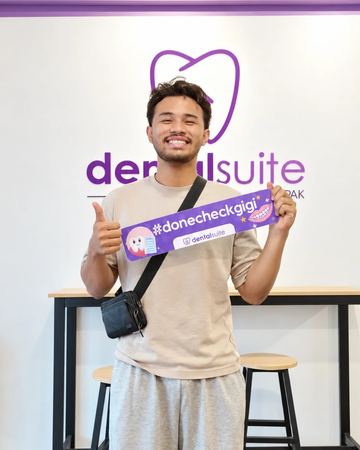 A patient at Dental Suite Setapak