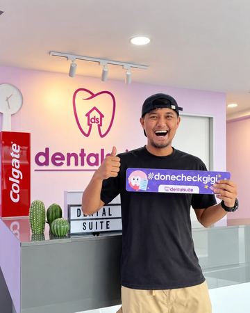 A patient at Dental Suite Setiawangsa