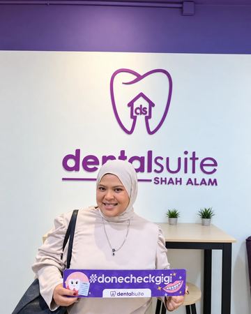 A patient at Dental Suite Shah Alam
