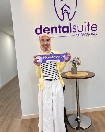 A patient at Dental Suite USJ