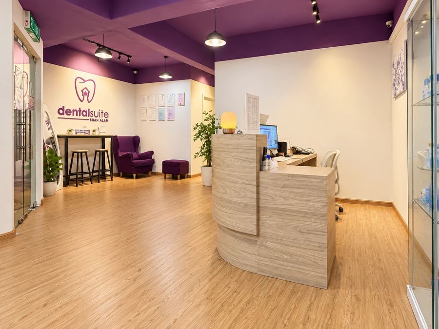 Reception at Dental Suite Shah Alam, Selangor